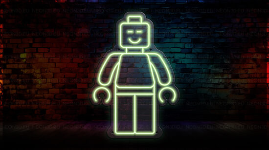 LED neona izkārtne „LEGO MAN“ 500×700 mm
